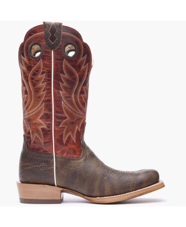 ドゥランゴ メンズ シューズ ブーツ・レインブーツ Durango Men's PRCA Collection Shrunken Bullhide Western Boot Nicotine and burnt sienna|ReVida 店