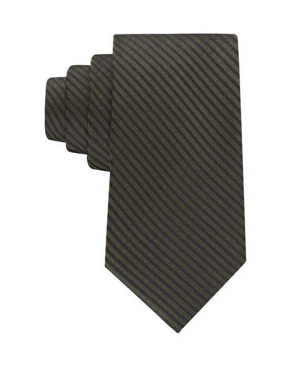 カルバンクライン メンズ アクセサリー ネクタイ Calvin Klein Men's Iristripe Pattern Tie Black ブラック