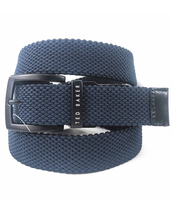 テッドベーカー メンズ 付属品 胴締め Ted Baker Men\u0027s Reversible Stretch Webelt Navy/ Black 黒いこと