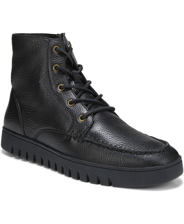 バイオニック メンズ シューズ ブーツ・レインブーツ Vionic Mens Uptown Jackson Boots Black leather 黒いこと