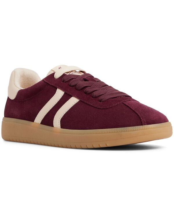 アルド レディース シューズ スニーカー レース ALDO Women's Chic Sneaker Lace-Up Athletic Sneakers Bordo Suede