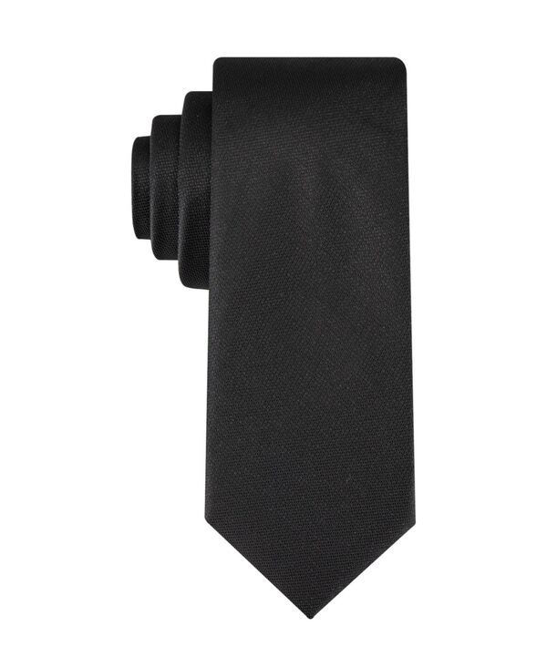 カルバンクライン メンズ アクセサリー ネクタイ Calvin Klein Men's Emerson Lurex Solid Tie Black ブラック