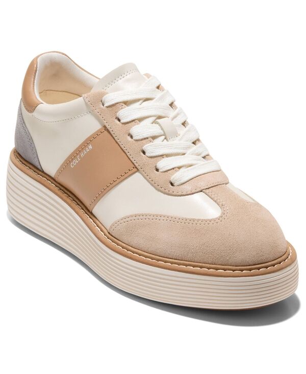コールハーン レディース シューズ スニーカー プラットフォーム Cole Haan Women's Original Grand Max Platform Sneakers Ivory Tuscan Sand アイボリー