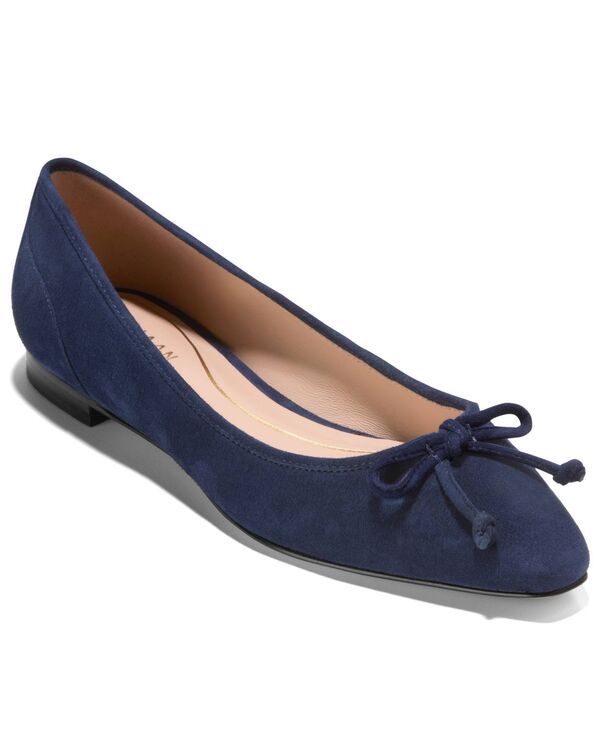 電話を掛けるハーン レディース シューズ パンプス Cole Haan Women\u0027s Paget Ballet Flats Midnight Moon Suede