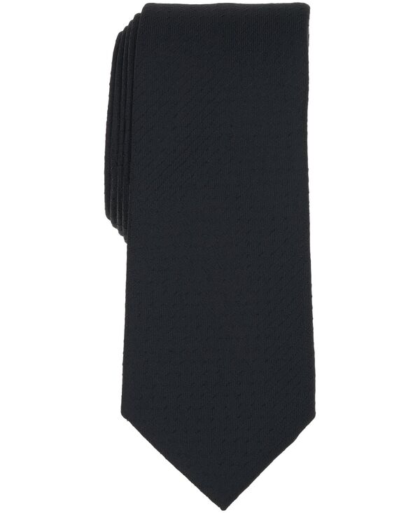 アルファニ メンズ アクセサリー ネクタイ Alfani Men's Regent Stripe Solid Tie Black ブラック|ReVida 店
