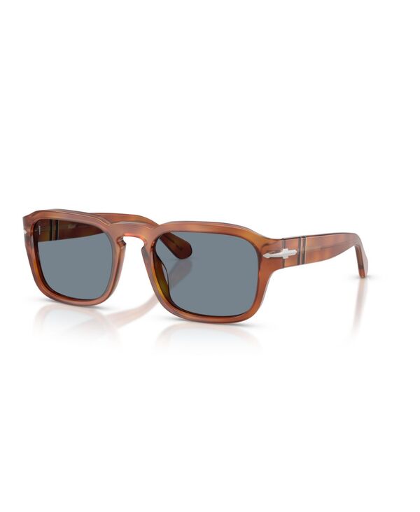 ペルソル レディース 付属物 サングラス・アイウェア Persol Unisex Rectangle Sunglasses PO3386S Terra Di Siena