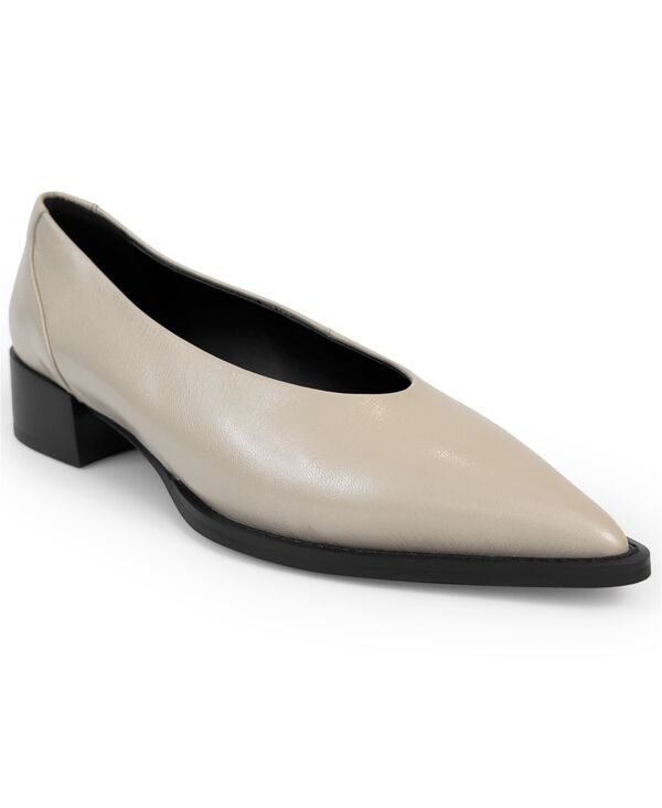 エアロソールズ レディース シューズ パンプス Aerosoles Women\u0027s Mide Tailored Flat Stone shiny leather 石ころ
