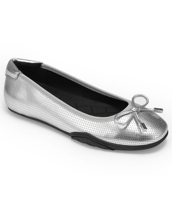 エアロソールズ レディース シューズ パンプス Aerosoles Women\u0027s Onyx Flat Silver metallic perfaux leather しろがね色