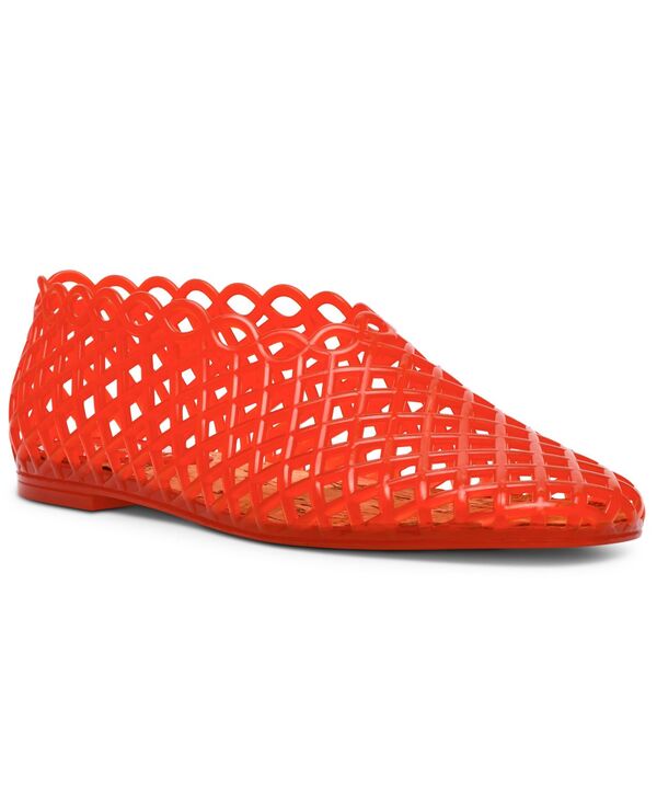 スティーブ マデン レディース シューズ パンプス Steve Madden Women's Grove Caged Jelly Slip-On Flats Red レッド