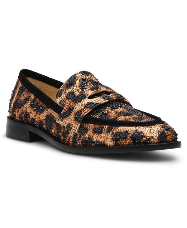 ベッツィジョンソン レディース シューズ パンプス 置き目毛革 Betsey Johnson Women\u0027s Canne Loafers Nu Leopard 毛の荒物