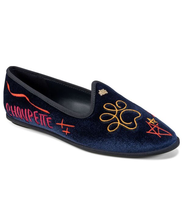 カール ラガーフェルド レディース シューズ パンプス ローファー KARLAGERFELD PARIS Women's Vaneda Ikonic Loafers Navy ネイビー