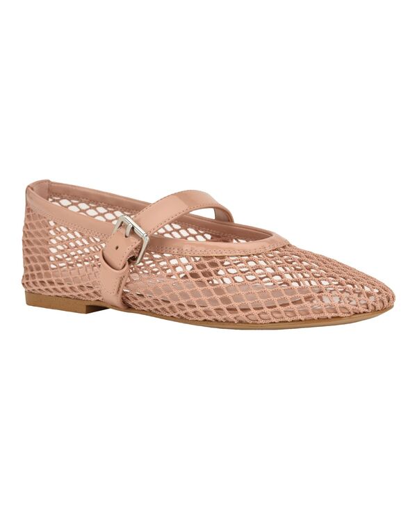 ゲス レディース シューズ パンプス メッシュ GUESS Women's Paxey Mesh Mary Jane Flats Natural Mesh