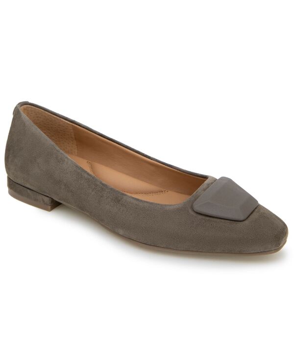 ジェントルソウルズ レディース シューズ パンプスエード Gentle Souls Women\u0027s Hanette Square Toe Suede Flatshitake Suede