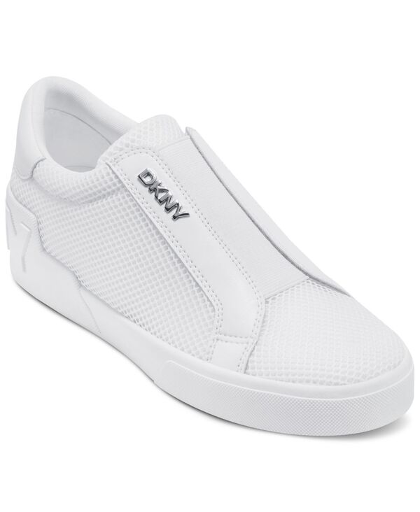 ダナ キャラン ニューヨーク レディース シューズ スリッポン・ローファー スニーカー DKNY Women's Mindi Slip-On Sneakers Bright White ホワイト