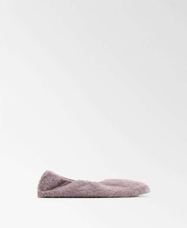 マンゴ レディース シューズ パンプス MANGO Women's Fur-Effect Ballerina Flats Burnt Orange オレンジ｜ReVida 店 17,136円