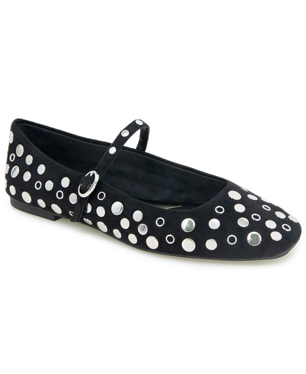 ケネスコール レディース シューズ パンプス Kenneth Cole New York Women Jasper Stud Ballet Flats Black ブラック