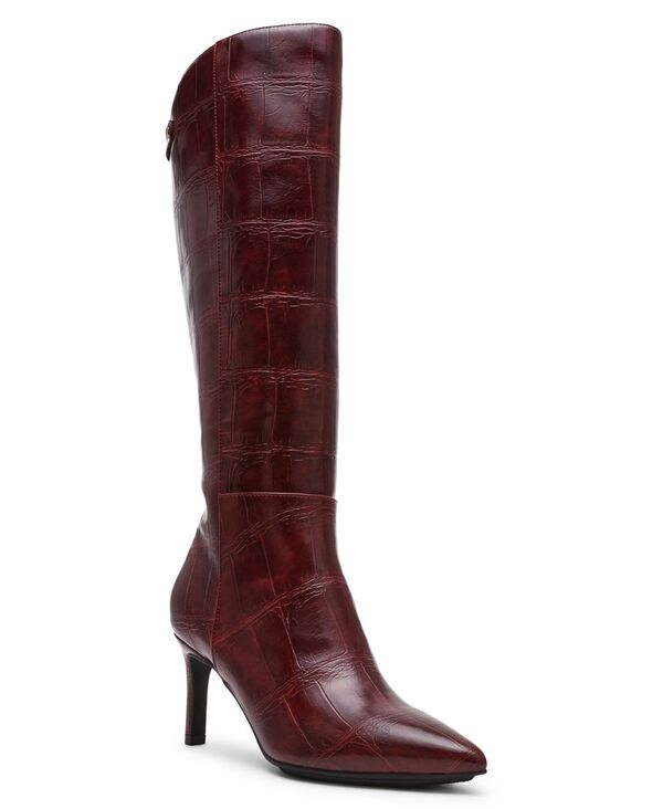 アンクライン レディース シューズ ブーツ・レインブーツ Anne Klein Women's Maruicia Boot Wine Croco ワイン