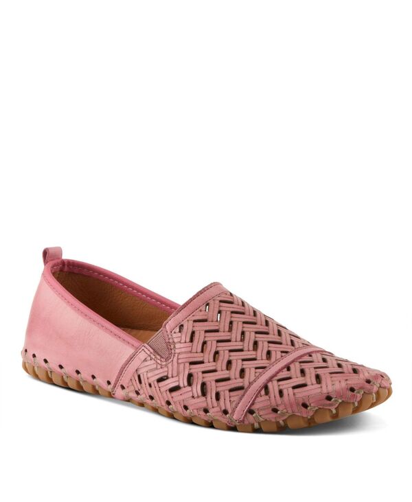 スプリングステップ レディース シューズ パンプス カットアウト レザー ローファー Spring Step Kapri Flexibleather Loafer with Cutout Detail and Removable Arch Support Insole Pink ピンク