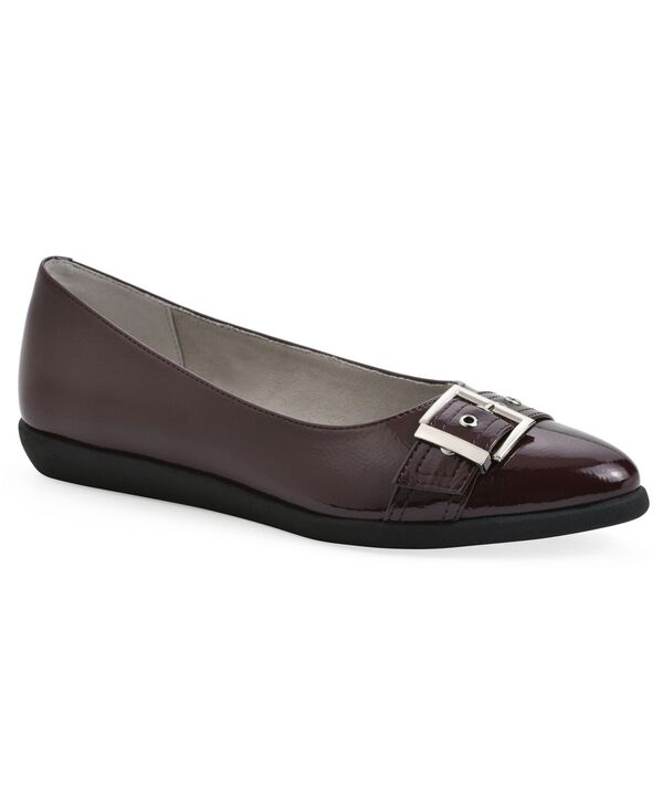 クリフバイホワイトマウンテン レディース シューズ パンプス Cliffs by White Mountain Women's Miliani Ballet Flat Oxblood Patent オックスブラッド画像