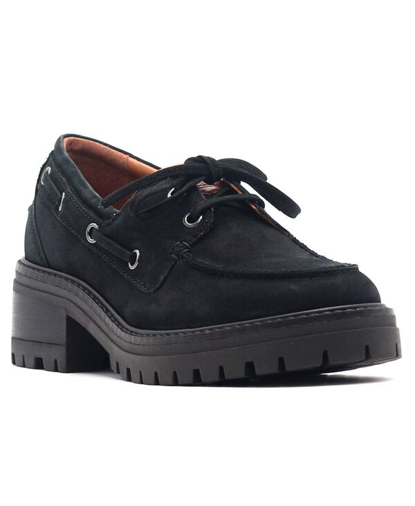 ジェントルソウルズ レディース シューズ パンプス Gentle Souls Women's Brigly Lug Boat Shoes Black Nubuck ブラック
