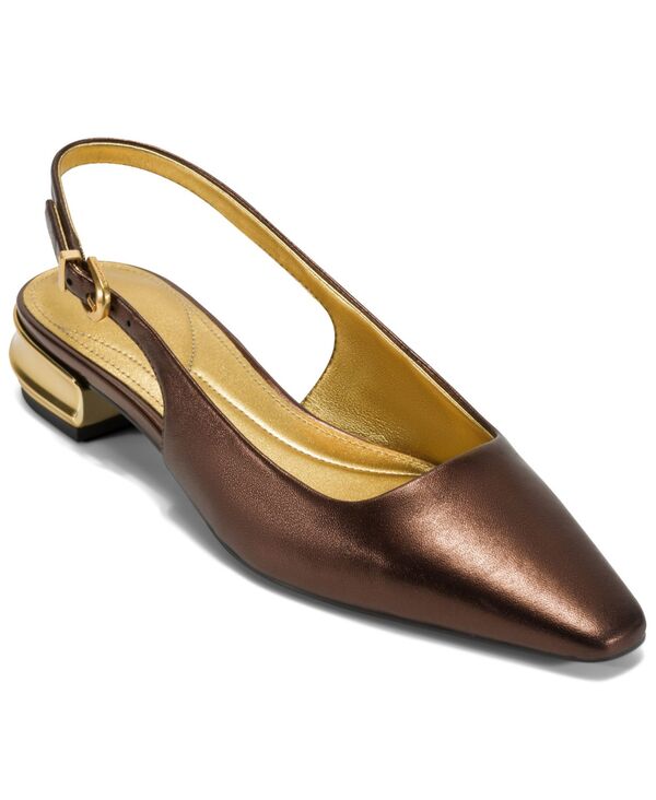 ダナ キャラン ニューヨーク州 レディース シューズ パンプス Donna Karanew York Women\u0027savita Slingback Flats Dark Copper