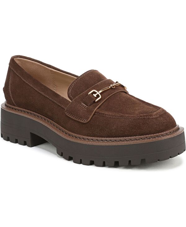 サムエデルマン レディース シューズ パンプス プラットホーム 置き目毛革 Sam Edelman Women\u0027s Lea Platform Loafers Mustang Brown Suede 赤銅色