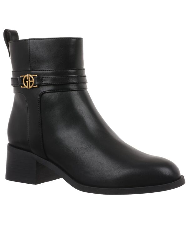 ジャーニ ベルニーニ レディース シューズ ブーツ・レインブーツ ヒール Giani Bernini Women's Mansonn Round Toe Block Heel Booties Black ブラック