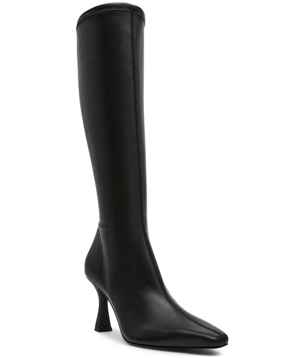 スティーブ マデン レディース シューズ パンプス ブーツ Steve Madden Women's Flute Knee-High Dress Boots Regular & Wide Calf Black ブラック