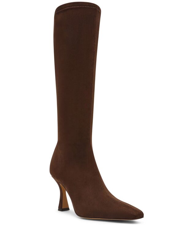スティーブ マデン レディース シューズ パンプス ブーツ Steve Madden Women's Flute Knee-High Dress Boots Regular & Wide Calf Chocolate チョコレート