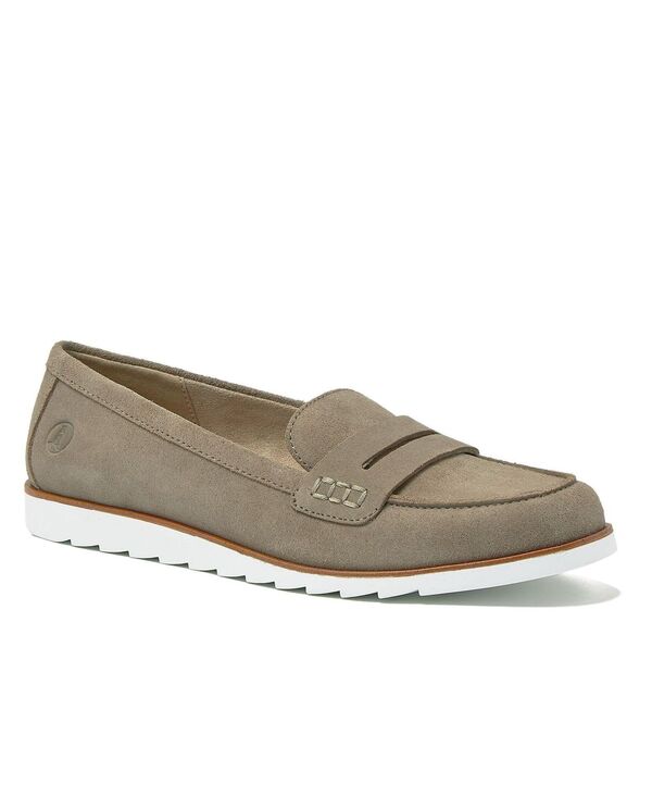 ランズエンド レディース シューズ パンプスエード ローファー Lands' End Women's Comfort Lug Sole Suede Loafers Otter