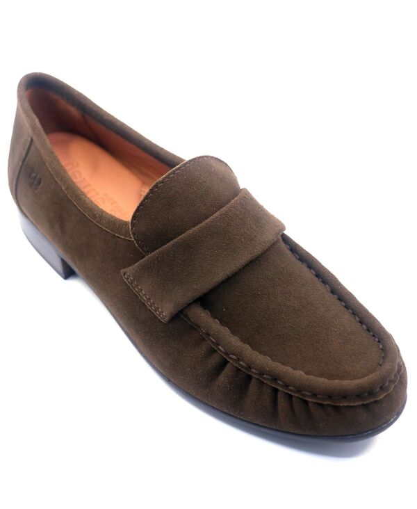 ジェントルソウルズ レディース シューズ パンプスエード ローファー Gentle Souls Women's Crew Suede Loafers Mossuede