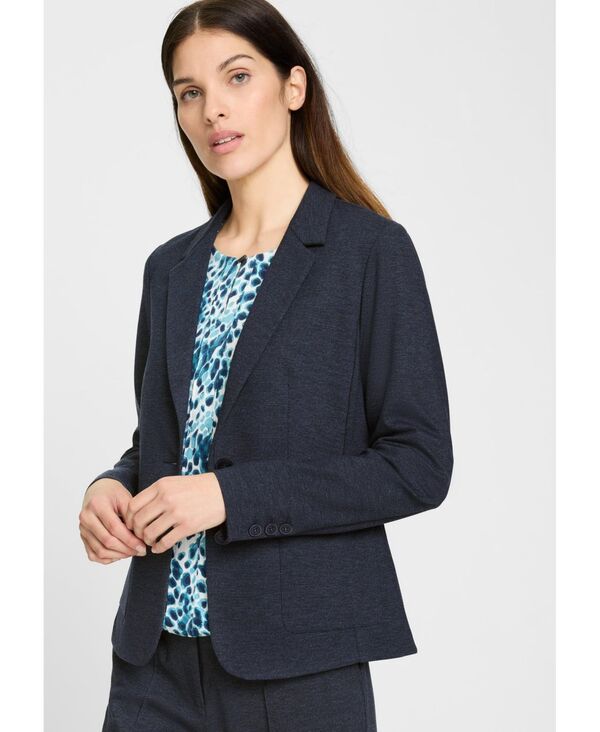 オルセン レディース アウター ジャケット・ブルゾン デニム ブレザー Olsen Women's Denim Look Blazer Ink blue ブルー