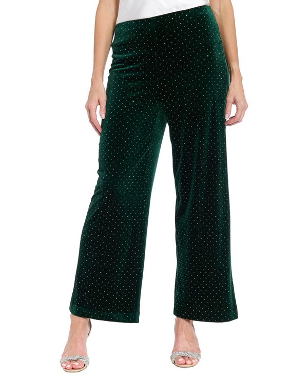 ミューズ レディース ボトムス カジュアルパンツ ストレート ベルベット Muse Women's Clean Waistline Velvet Straight Leg Pants Hunter/Silver シルバー