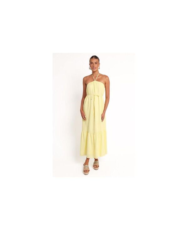 Petal and Pup レディース トップス ワンピース マキシ ホルター Petal and Pup Women's View Halterneck Maxi Dress Lemon|ReVida 店