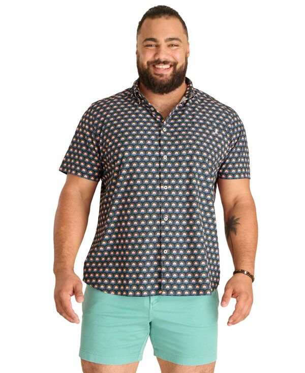 チャビーズ メンズ トップス シャツ Chubbies Men's Theat Wave Performance Friday Shirt Navy ネイビー
