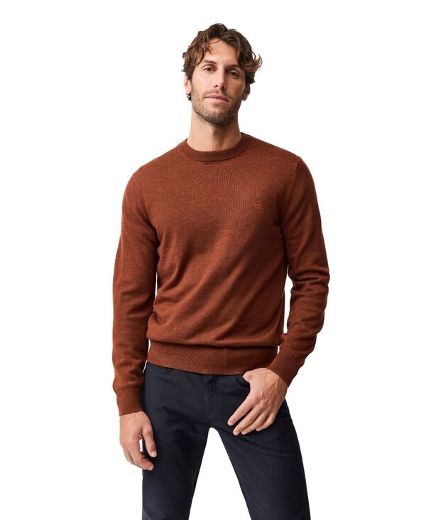 ロッドアンドグン メンズ アウター 編み物・プルオーバー 毛糸 Rodd \u0026 Gunn Men\u0027s York Bay Merino Wool Sweater Burnt Orange オレンジ色