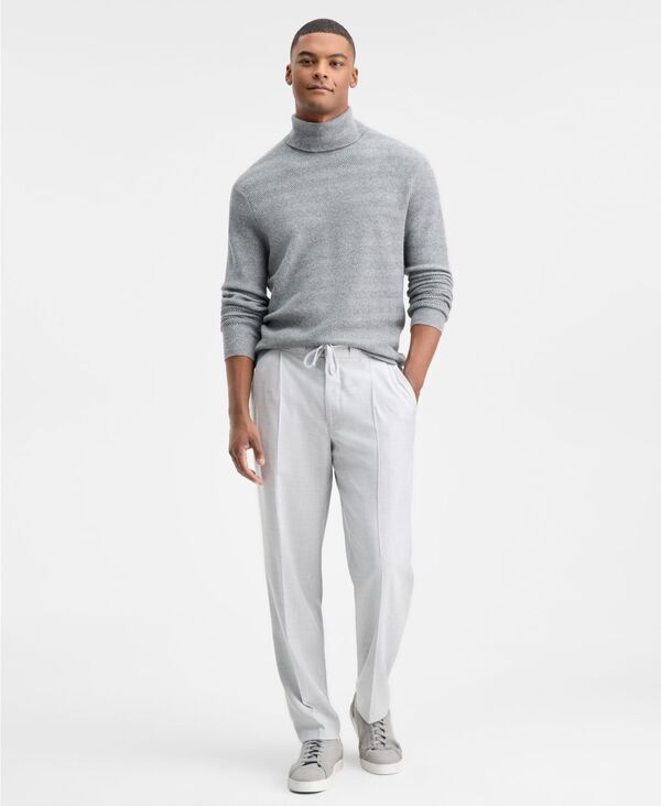 アルファニ メンズ ボトムス カジュアルパンツ Alfani Men's Brushed Suit Pants Light Smoke Heather ヘザー
