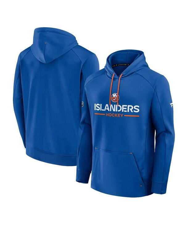 ファナティクス メンズ アウター パーカー・スウェット Fanatics Men's Royal New York Islanders Authentic Pro Rink Hoodie Royal｜ReVida 店