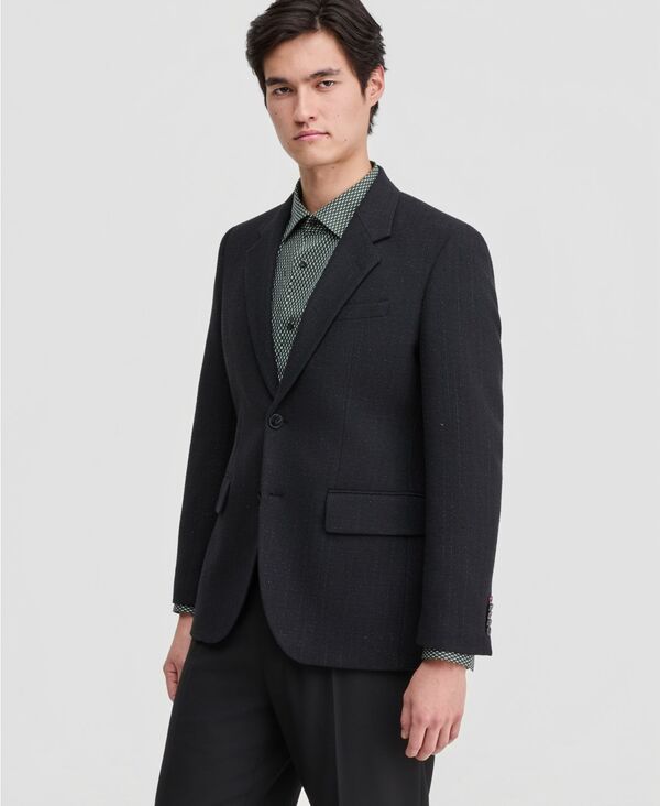 ヒューゴボス メンズ アウター ジャケット・ブルゾン コート Hugo Boss Men's Modern-Fit Sport Coat Black ブラック｜ReVida 店