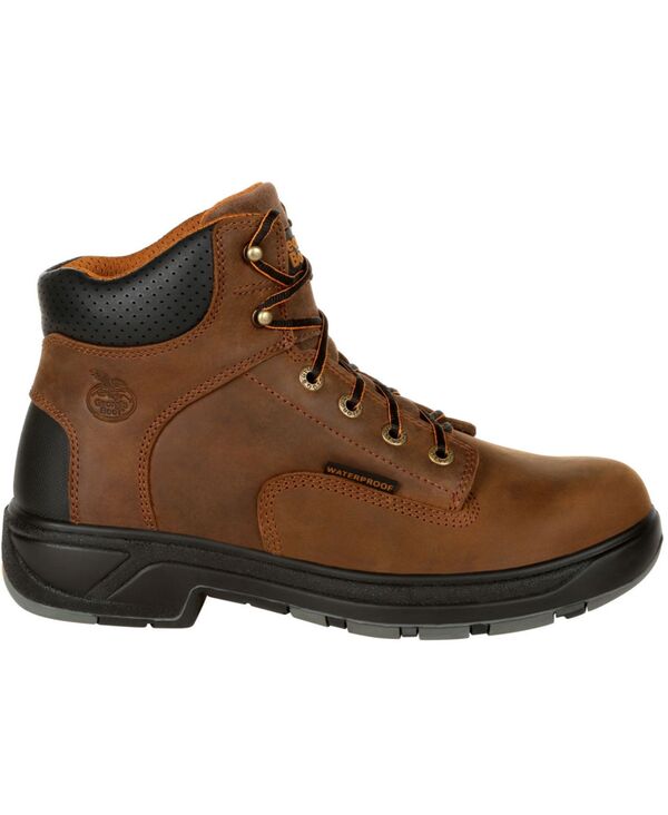 ジョージブーツ メンズ シューズ ブーツ・レインブーツ GEORGIA BOOT Men\u0027s FLXpoint Composite Toe Waterproof Work Boot Brown 赤銅色