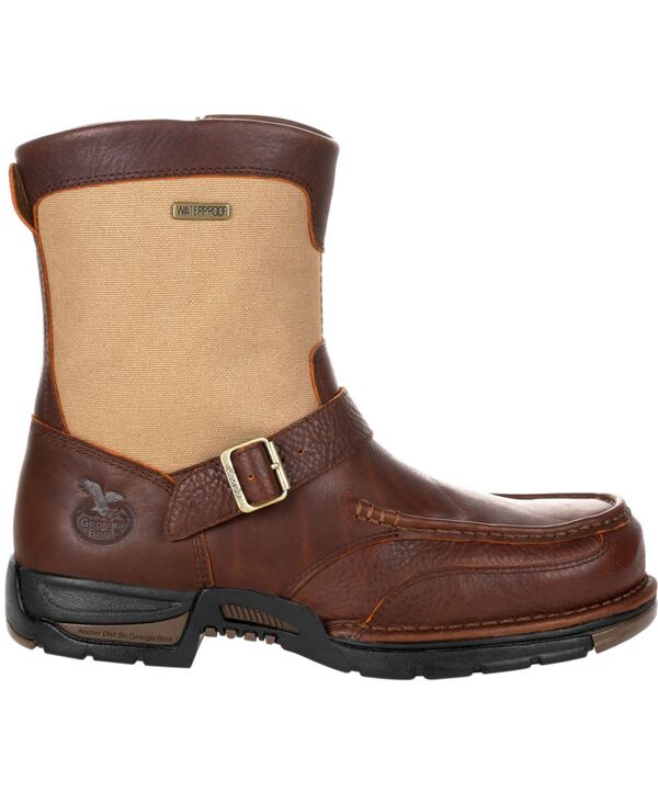 ジョージブーツ メンズ シューズ ブーツ・レインブーツ GEORGIA BOOT Men\u0027s Athens Waterproof Side-Zip Boot Brown 赤銅色