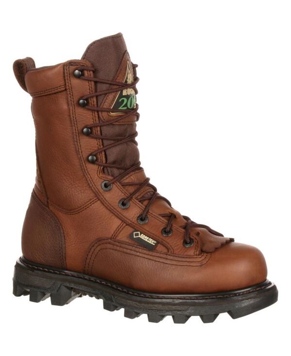 ロッキー メンズ シューズ ブーツ・レインブーツ ROCKY Men\u0027s BearClaw GORE-TEX Waterproof 200G Insulated Outdoor Boot Brown 赤銅色
