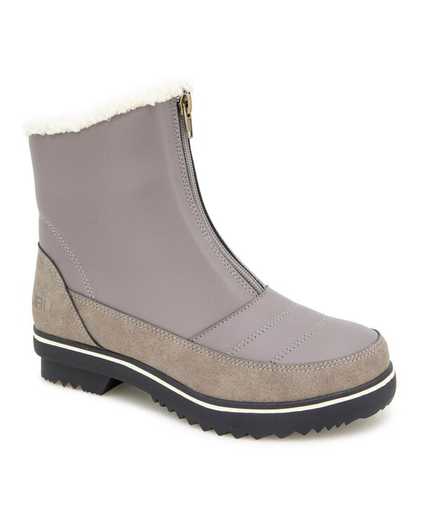 ジャイビーユー レディース シューズ ブーツ・レインブーツ JBU Women'snowbound Encore Zip Front Cold-Weather Boots Taupe トープ