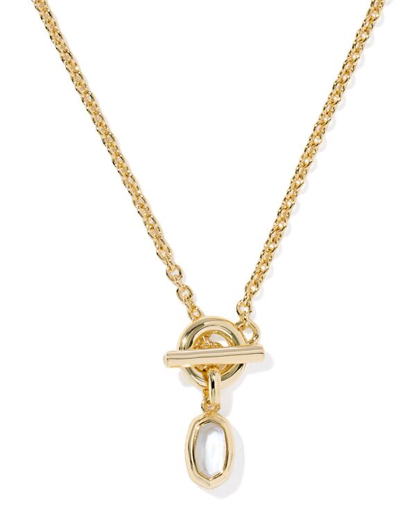 ケンドラスコット レディース アクセサリー ネックレス・チョーカー・ペンダントトップ レース Kendra Scott Malachite & Imitation Pearl 14K Gold Plated Over Brass Daphne Link and Chainecklace Gold Ivory Mother Of Pearl アイボリー