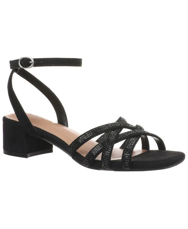 スタイルアンドコー レディース シューズ サンダル ヒール Style & Co Women's Vidaaa Block Heel Embellished Sandals Black Beauty ブラック｜ReVida 店 14,615円