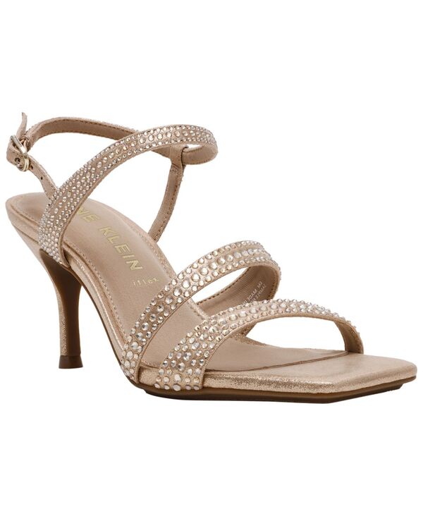 アンクライン レディース シューズ サンダル Anne Klein Women'sonoma-C Square Toe Dressandals Platinum