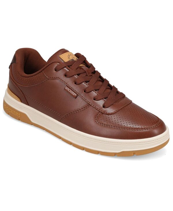ドッカーズ メンズ シューズ スニーカー スピード競技 Dockers Men\u0027s Frederick Lace-Up Casual Sneakers Cognac