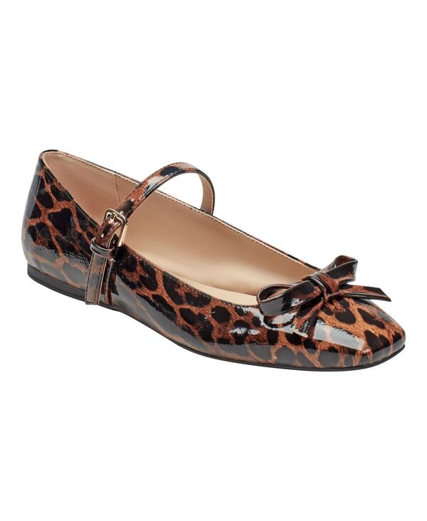 バンドリーノ レディース シューズ パンプス Bandolino Womens Juletta Mary Jane Ballet Flats Leopard Patent アニマル