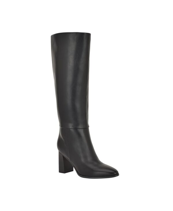 カルバンクライン レディース シューズ ブーツ・レインブーツ トール ヒール Calvin Klein Women's Dawna Tall Block Heel Boots Black ブラック