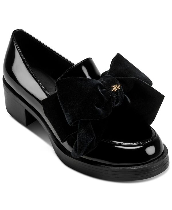 カール ラガーフェルド レディース シューズ パンプス ローファー KARLAGERFELD PARIS Women's Camilia Bow Loafers Black ブラック